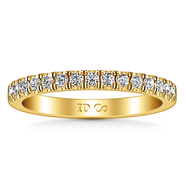Diamond Wedding Band Mallory 0.35 Cts 14K Yellow Gold