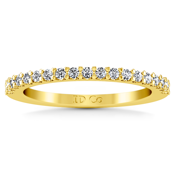Diamond Wedding Band Claire 0.35 Cts 14K Yellow Gold