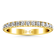 Diamond Wedding Band Anabelle 0.45 Cts 14K Yellow Gold