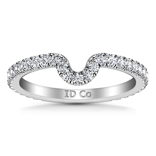 Diamond Wedding Band Elsa 0.58 Cts 14K White Gold