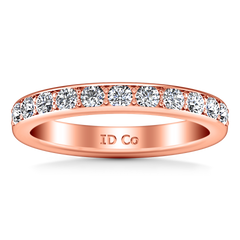 Diamond Wedding Band Allure 0.21 Cts 14K Rose Gold