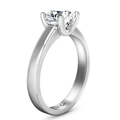 Solitaire Engagement Ring Amira 14K White Gold