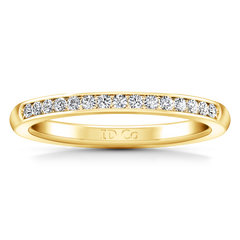 Diamond Wedding Band Erin  0.22 Cts 14K Yellow Gold