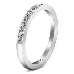 Diamond Wedding Band Alina 0.29 Cts 14K White Gold