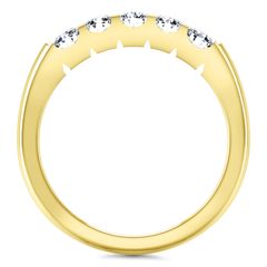 Diamond Wedding Band Hadley  0.15 Cts 14K Yellow Gold
