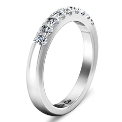 Diamond Wedding Band Candice 0.21 Cts 14K White Gold