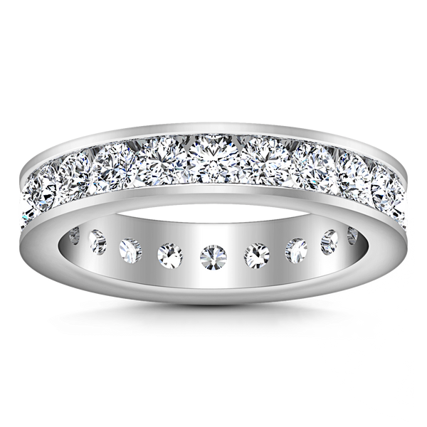Eternity Ring Mellany  1.68 Cts 14K White Gold