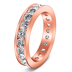 Eternity Ring Janet 1.68 Cts 14K Rose Gold