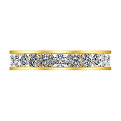 Eternity Ring Janet 1.68 Cts 14K Yellow Gold