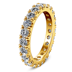 Eternity Ring Natasha  1.6 Cts 14K Yellow Gold