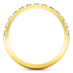 Diamond Wedding Band Larissa 0.51 Cts 14K Yellow Gold