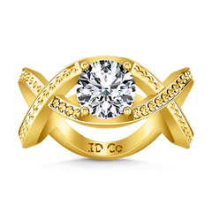 Solitaire Engagement Ring Solagne 14K Yellow Gold