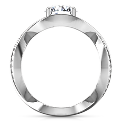 Solitaire Engagement Ring Solagne 14K White Gold