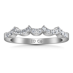 Diamond Wedding Band Chloe 0.25 Cts 14K White Gold