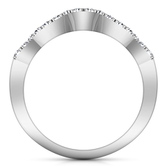 Diamond Wedding Band Chloe 0.25 Cts 14K White Gold