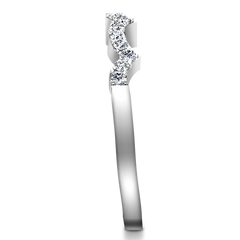 Diamond Wedding Band Chloe 0.25 Cts 14K White Gold