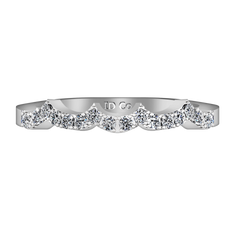 Diamond Wedding Band Chloe 0.25 Cts 14K White Gold