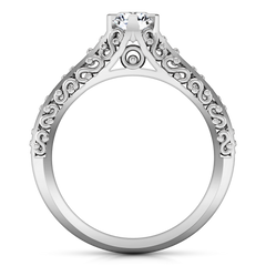 Solitaire Engagement Ring Whitney 14K White Gold