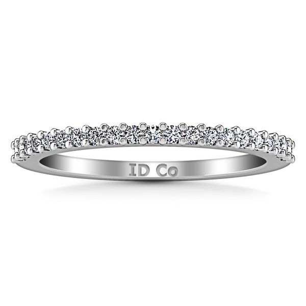 Diamond Wedding Band Bethany 0.25 Cts 14K White Gold