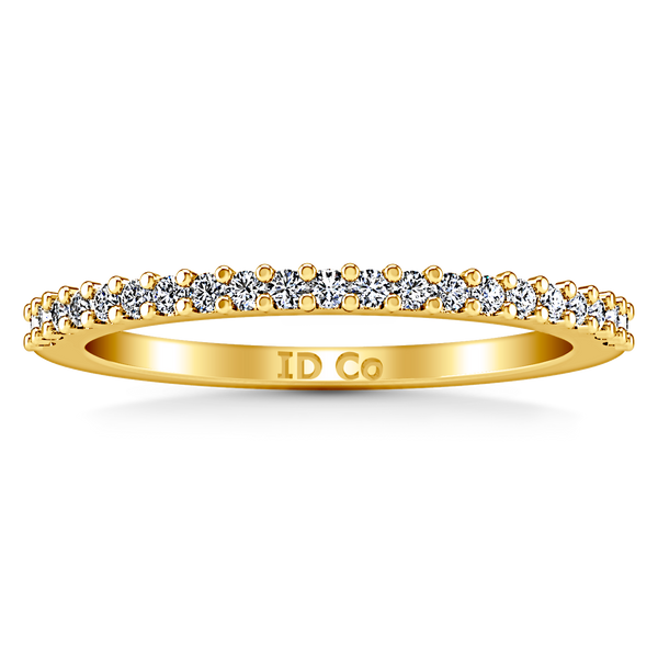 Diamond Wedding Band Bethany 0.25 Cts 14K Yellow Gold