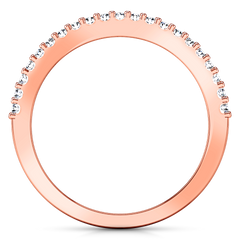 Diamond Wedding Band Bethany 0.25 Cts 14K Rose Gold