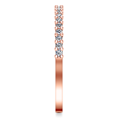Diamond Wedding Band Bethany 0.25 Cts 14K Rose Gold