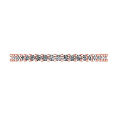 Diamond Wedding Band Bethany 0.25 Cts 14K Rose Gold