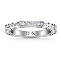 Diamond Wedding Band Elizabeth 1 Cts 14K White Gold