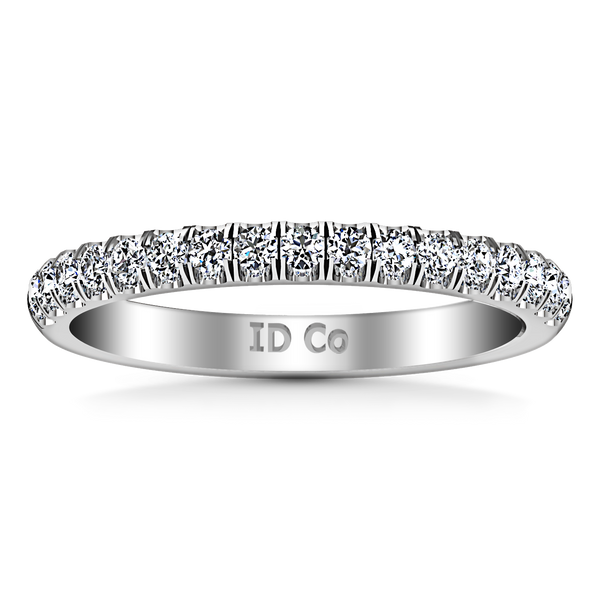 Diamond Wedding Band Jessica 0.4 Cts 14K White Gold