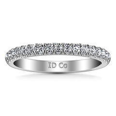 Diamond Wedding Band Jessica 0.4 Cts 14K White Gold