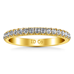 Diamond Wedding Band Jessica 0.4 Cts 14K Yellow Gold