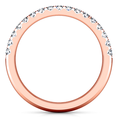 Diamond Wedding Band Jessica 0.4 Cts 14K Rose Gold