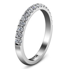 Diamond Wedding Band Jessica 0.4 Cts 14K White Gold