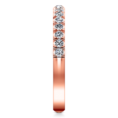 Diamond Wedding Band Jessica 0.4 Cts 14K Rose Gold