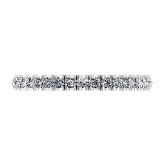 Diamond Wedding Band Jessica 0.4 Cts 14K White Gold