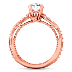 Pave Engagement Ring Maeve 14K Rose Gold