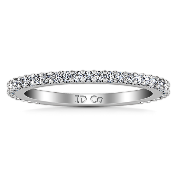 Diamond Wedding Band Camille 0.6 Cts 14K White Gold