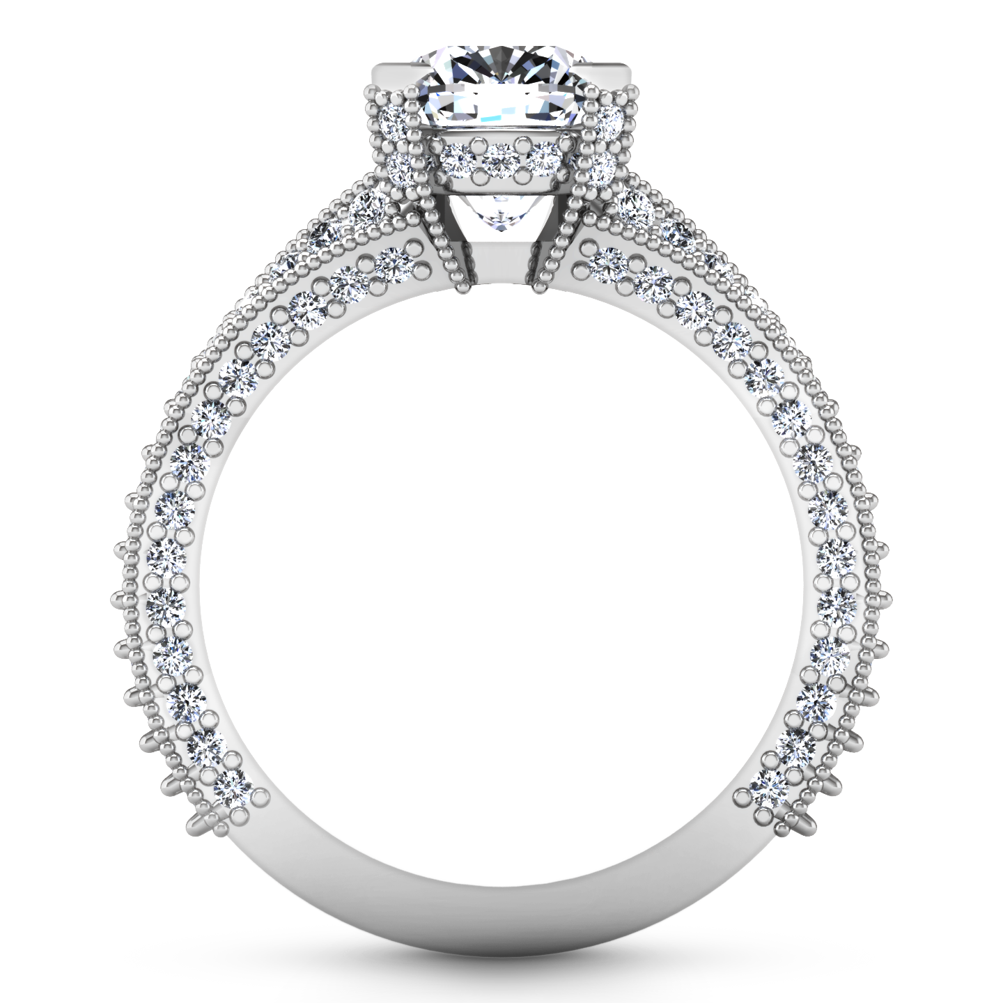 Paraiba tourmaline diamond ring WG 750/000 with an oval … | Drouot.com