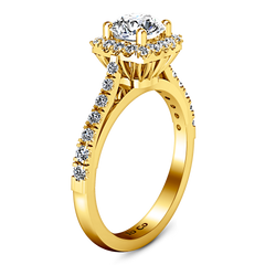 Halo Engagement Ring Mallory 14K Yellow Gold