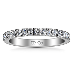 Diamond Wedding Band Mallory 0.35 Cts 14K White Gold