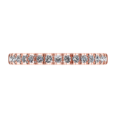 Diamond Wedding Band Mallory 0.35 Cts 14K Rose Gold