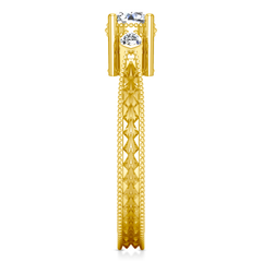 Three Stone Engagement Ring Haven 14K Yellow Gold