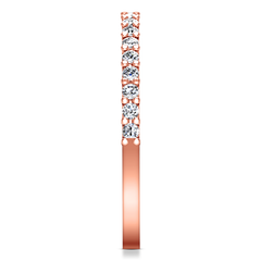 Diamond Wedding Band Claire 0.35 Cts 14K Rose Gold