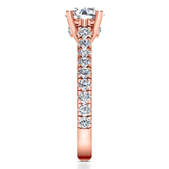 Pave Engagement Ring Anabelle 14K Rose Gold