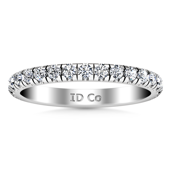 Diamond Wedding Band Anabelle 0.45 Cts 14K White Gold