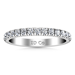 Diamond Wedding Band Anabelle 0.45 Cts 14K White Gold