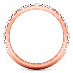 Diamond Wedding Band Anabelle 0.45 Cts 14K Rose Gold