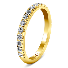 Diamond Wedding Band Anabelle 0.45 Cts 14K Yellow Gold