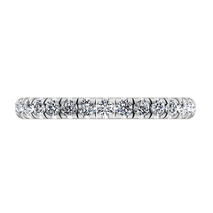 Diamond Wedding Band Anabelle 0.45 Cts 14K White Gold