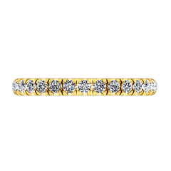 Diamond Wedding Band Anabelle 0.45 Cts 14K Yellow Gold